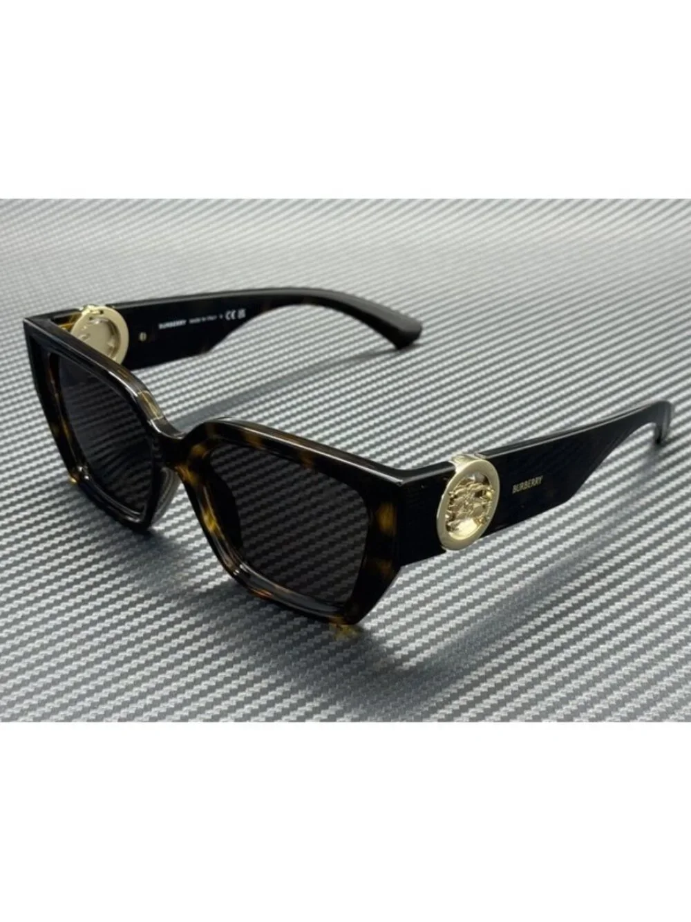 New Burberry Women Dark Havana Sunglasses -18-135